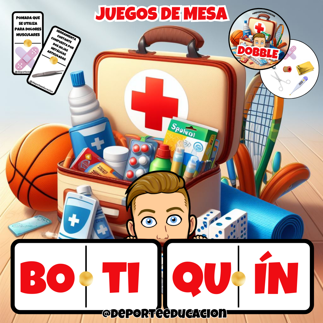 BOTIQUÍN. DOMINÓ Y DOBBLE.