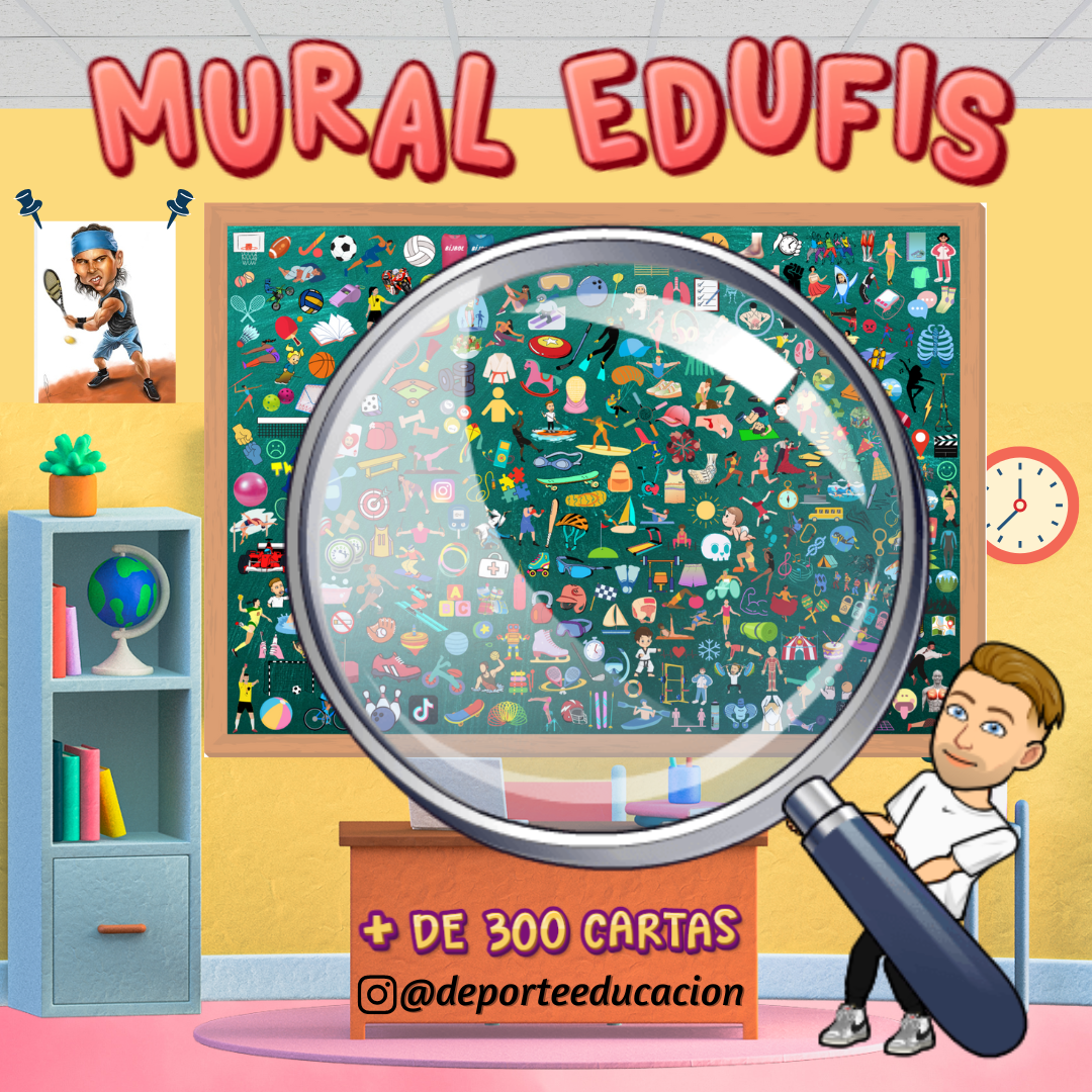 MURAL EDUFIS. + DE 300 CARTAS.