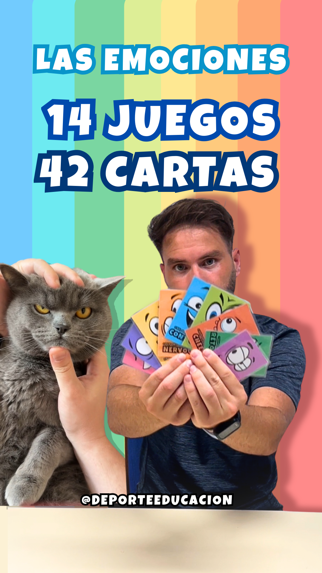 Las 42 CARTAS de las EMOCIONES❕+ 14 JUEGOS.