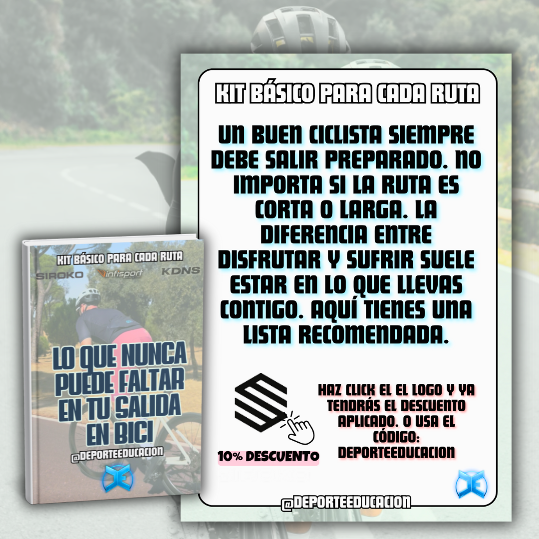 KIT BÁSICO PARA RUTAS EN BICI.