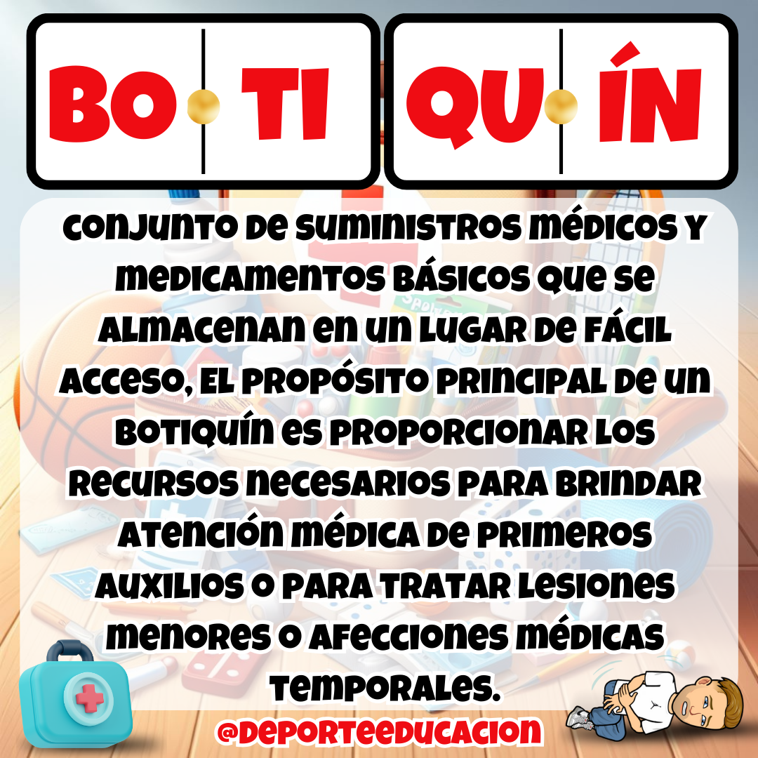 BOTIQUÍN. DOMINÓ Y DOBBLE.