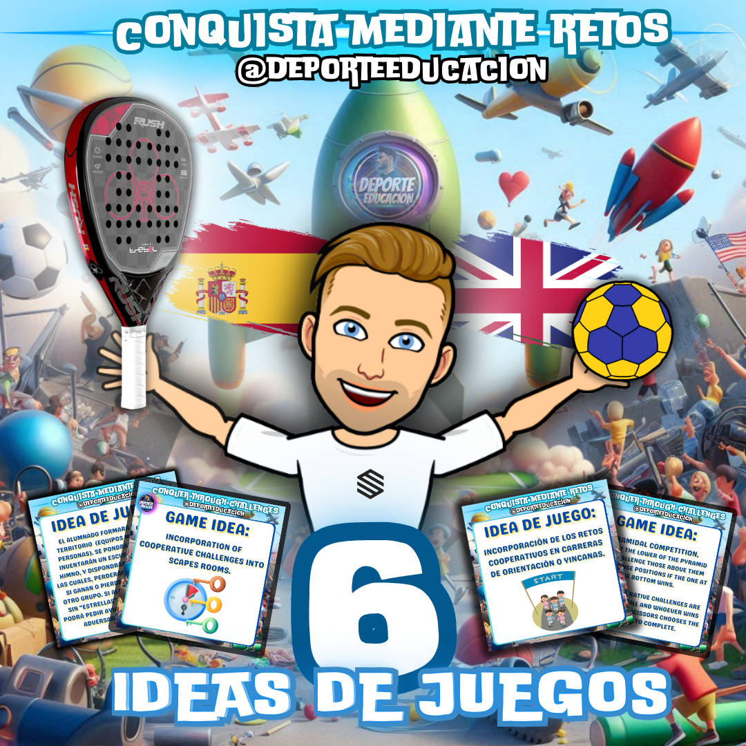 80 RETOS COOPERATIVOS Y 6 IDEAS DE JUEGOS.