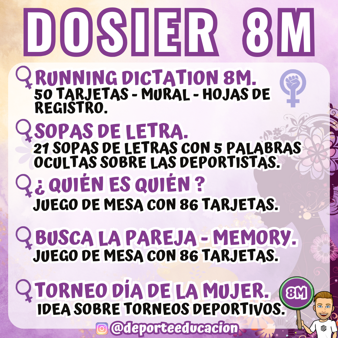 DOSIER MUJERES EMPODERADAS. 8M.