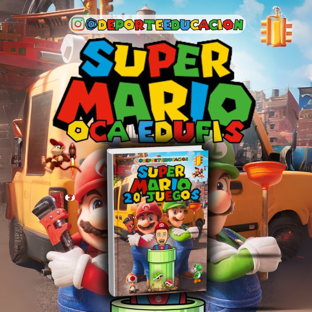 🔵🟡SUPER MARIO BROS🔴🟢 🕹️¡20 JUEGOS Y OCA EDUFIS!🕹️