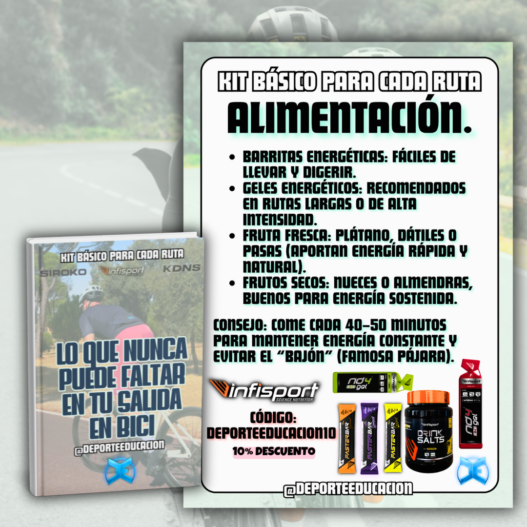 KIT BÁSICO PARA RUTAS EN BICI.