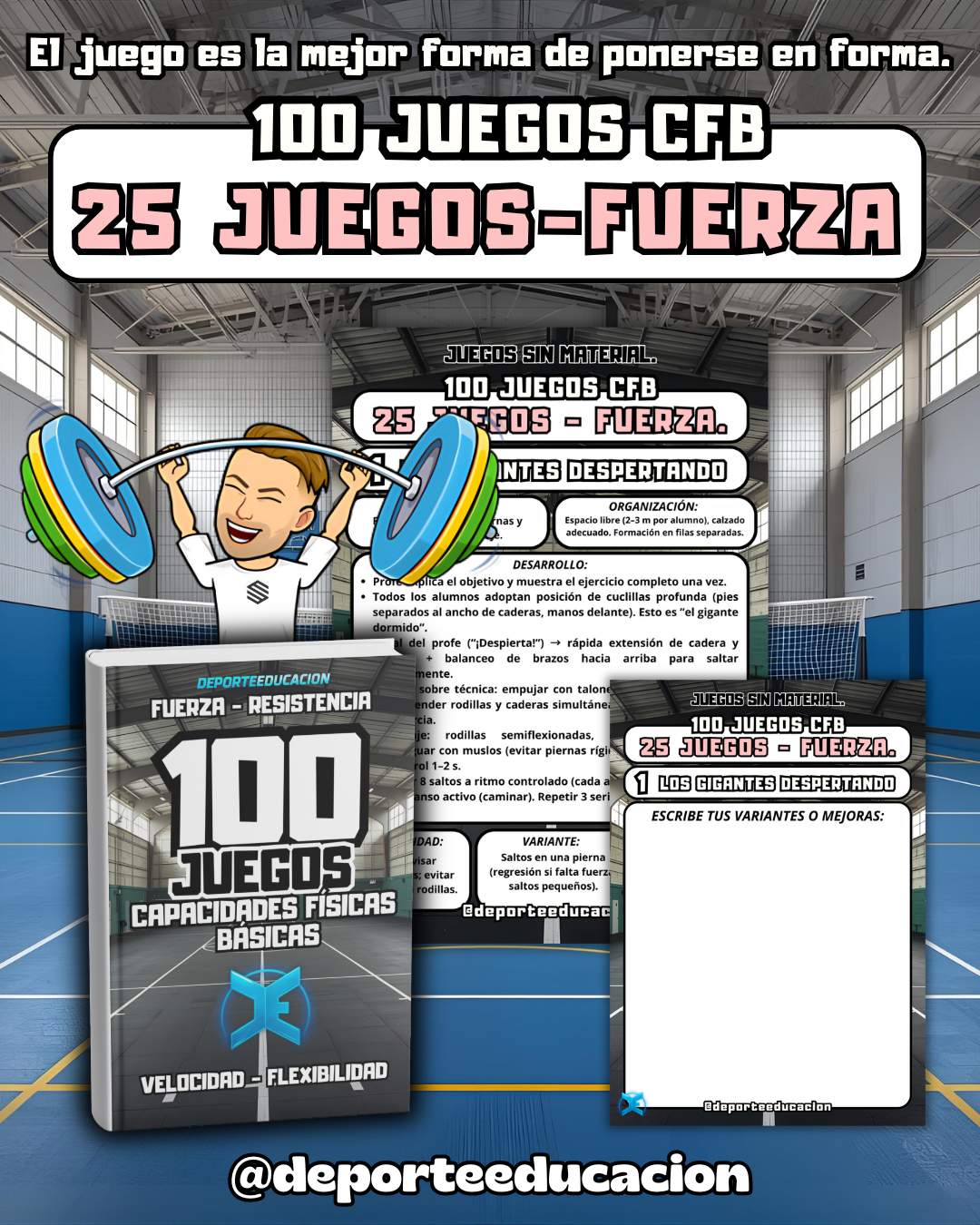 100 JUEGOS - CAPACIDADES FÍSICAS BÁSICAS.