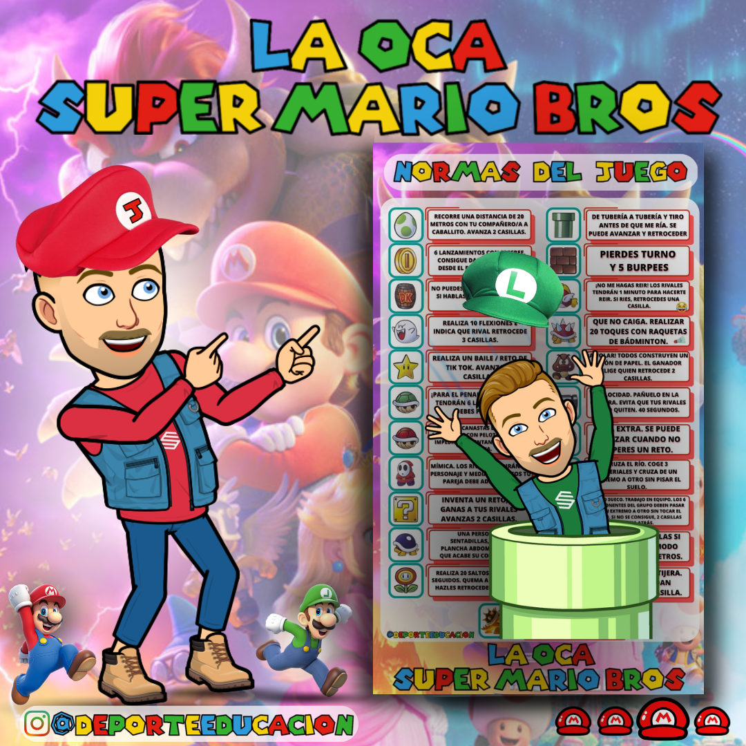 🔵🟡SUPER MARIO BROS🔴🟢 🕹️¡20 JUEGOS Y OCA EDUFIS!🕹️