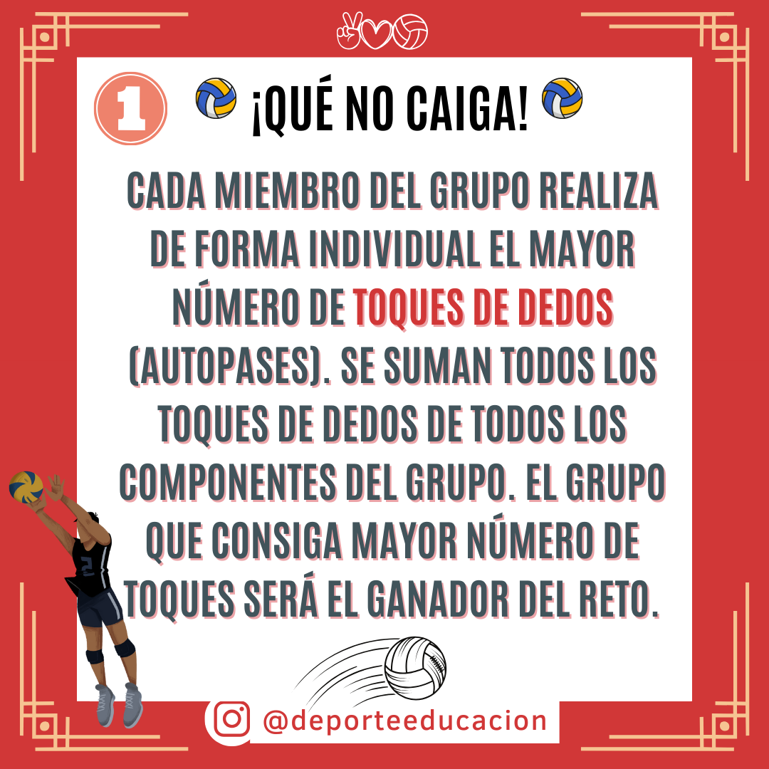 VOLEIBOL. 18 RETOS COOPERATIVOS.