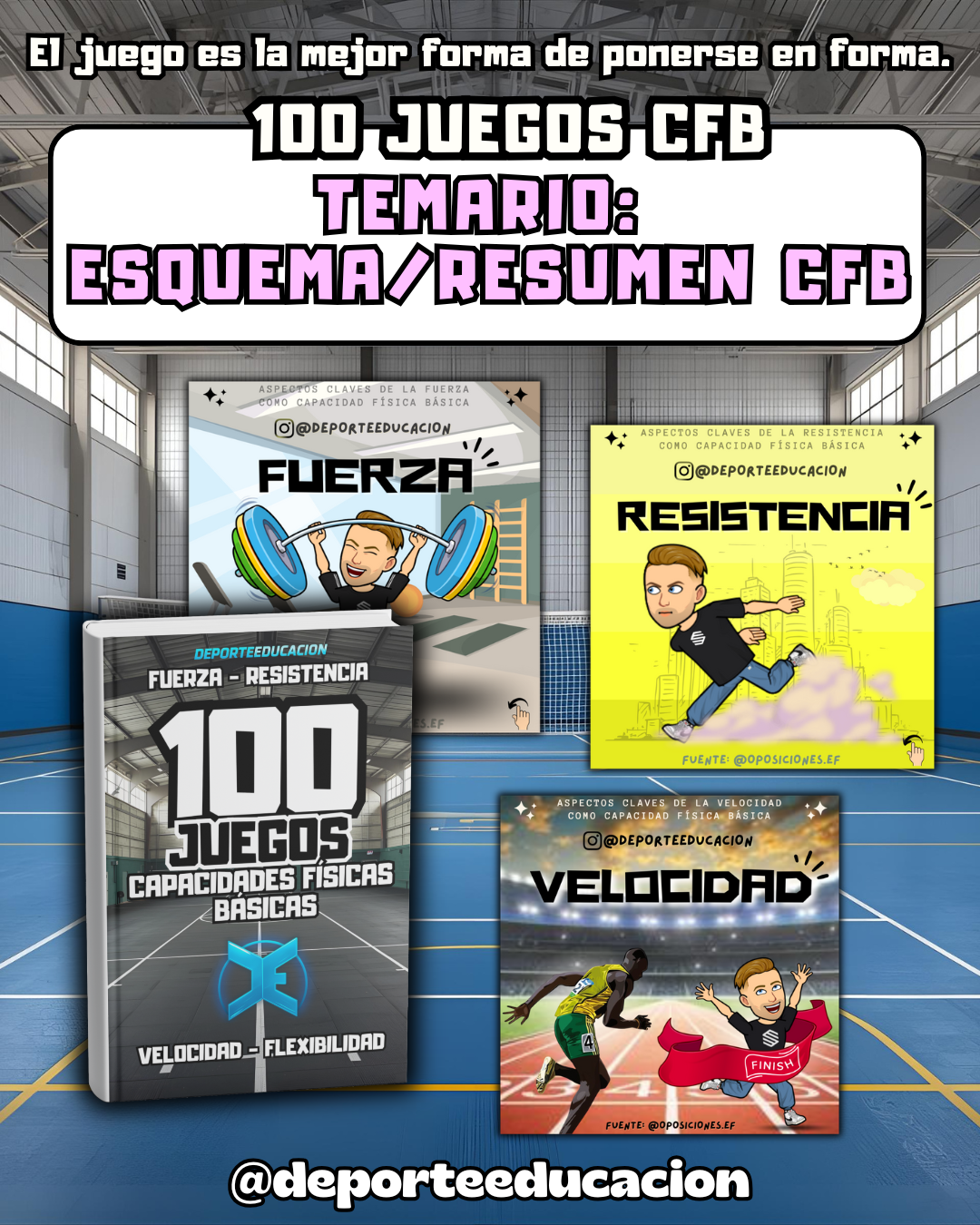 100 JUEGOS - CAPACIDADES FÍSICAS BÁSICAS.
