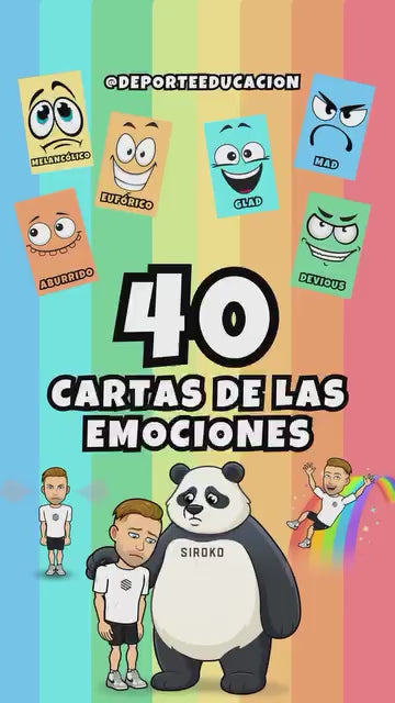 Las 42 CARTAS de las EMOCIONES❕+ 14 JUEGOS.
