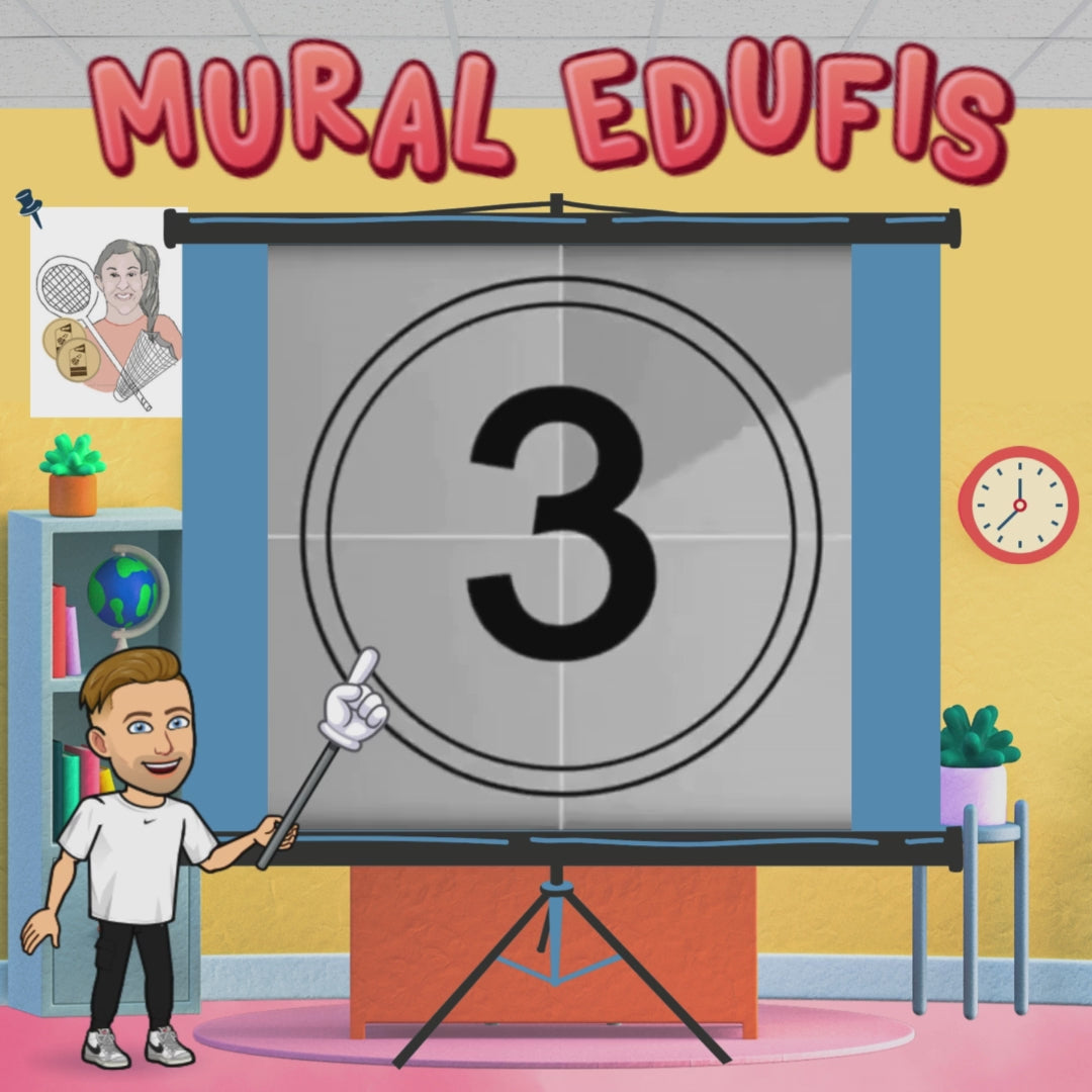 MURAL EDUFIS. + DE 300 CARTAS.