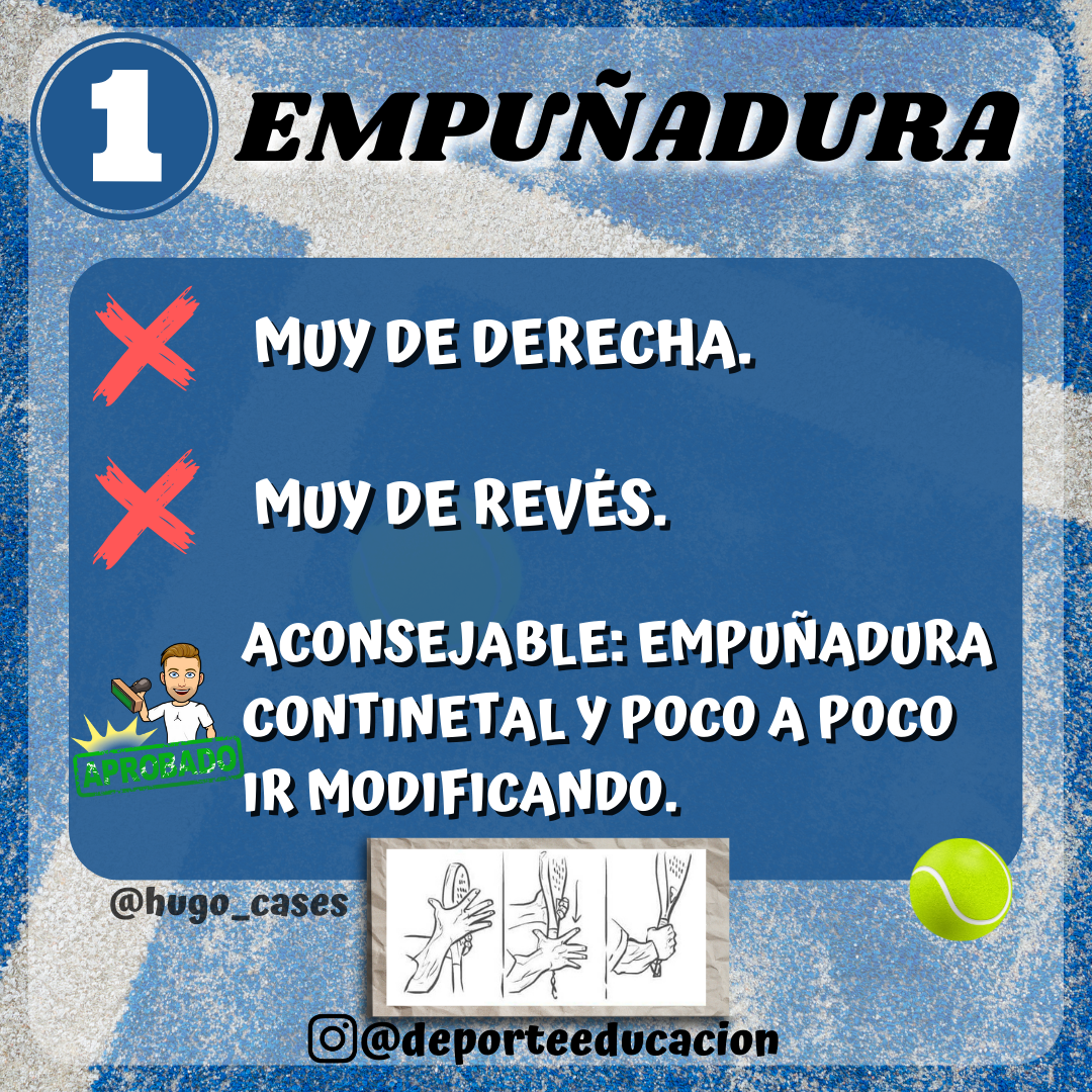 INICIACIÓN AL PÁDEL. ERRORES COMUNES.