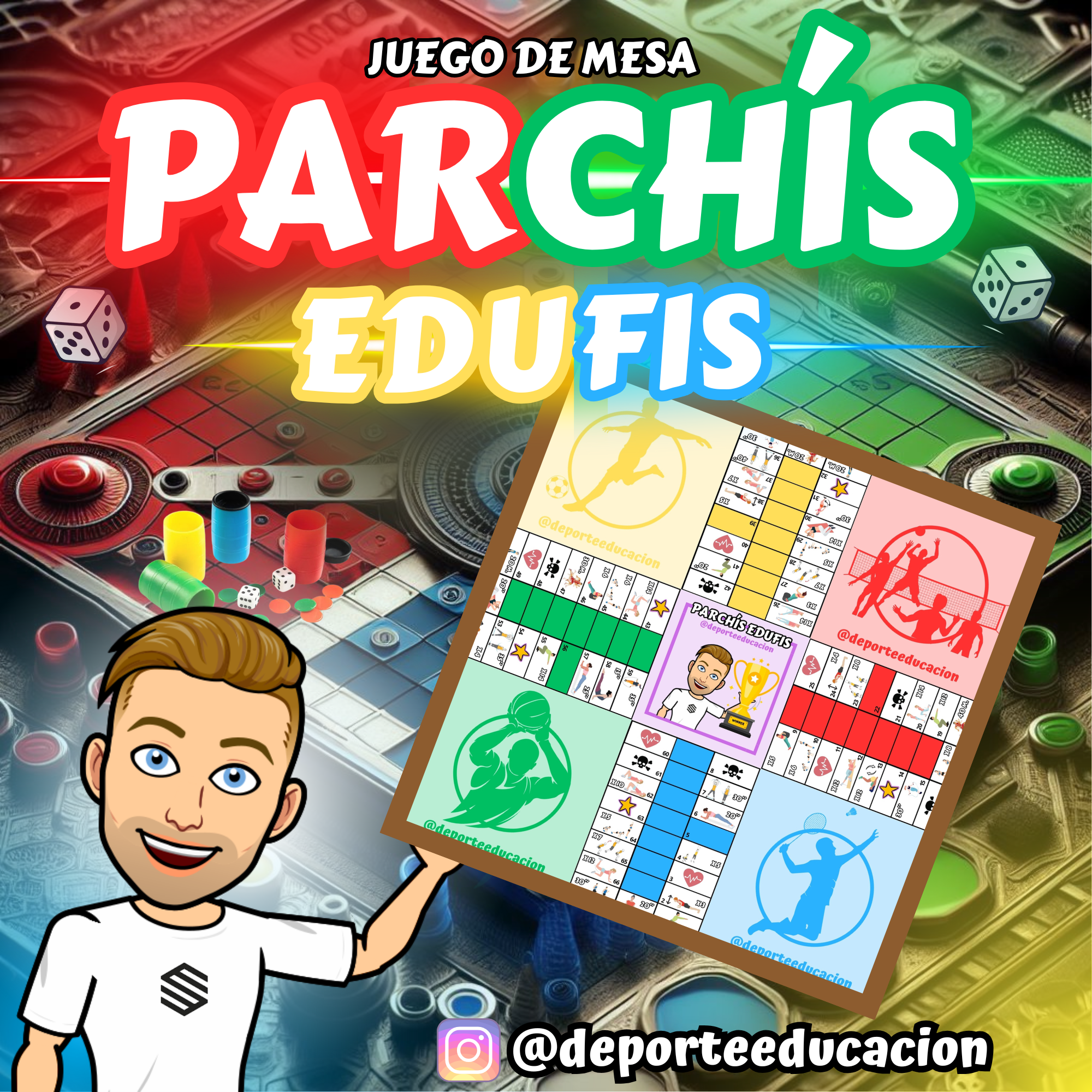 🔵🟡PARCHÍS EDUFIS🔴🟢
