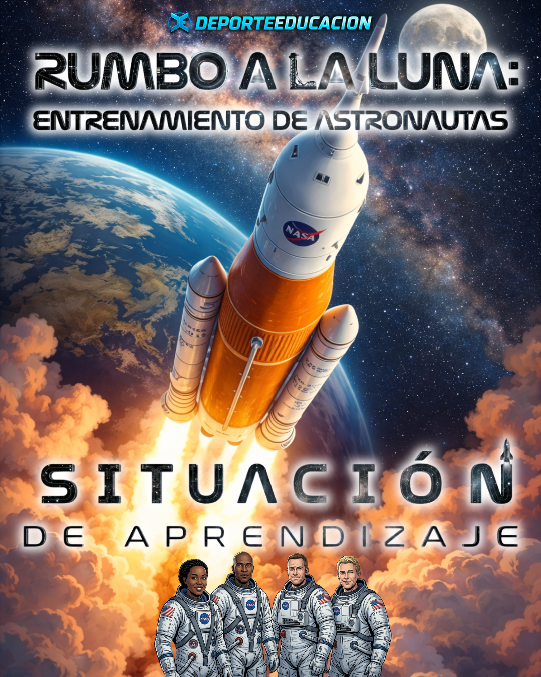 🚀RUMBO A LA LUNA🌙 Entrenamiento de Astronautas 🧑🏼‍🚀