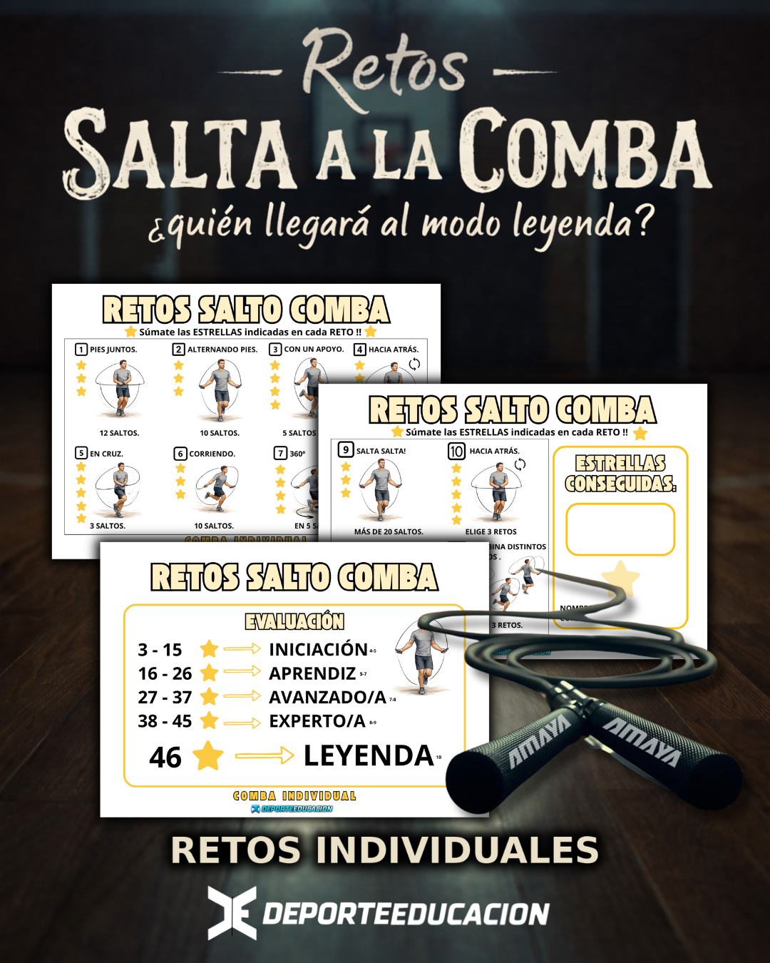 118 RETOS. SALTA A LA COMBA.