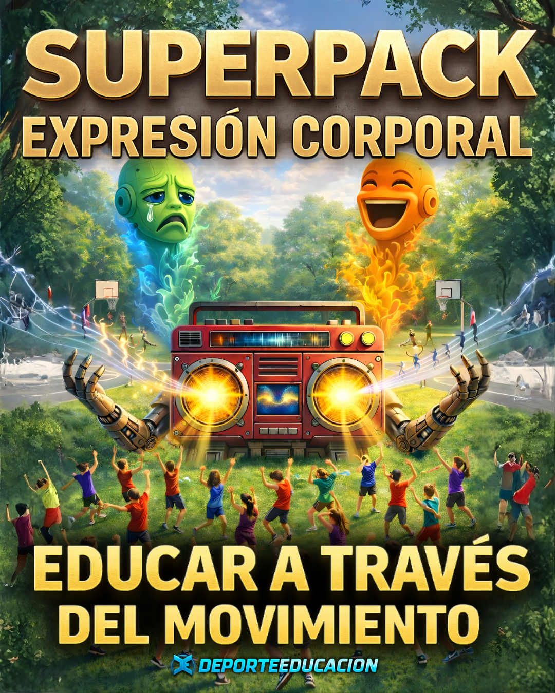 ⭐️SUPERPACK EXPRESIÓN CORPORAL⭐️ Educar a través del movimiento.