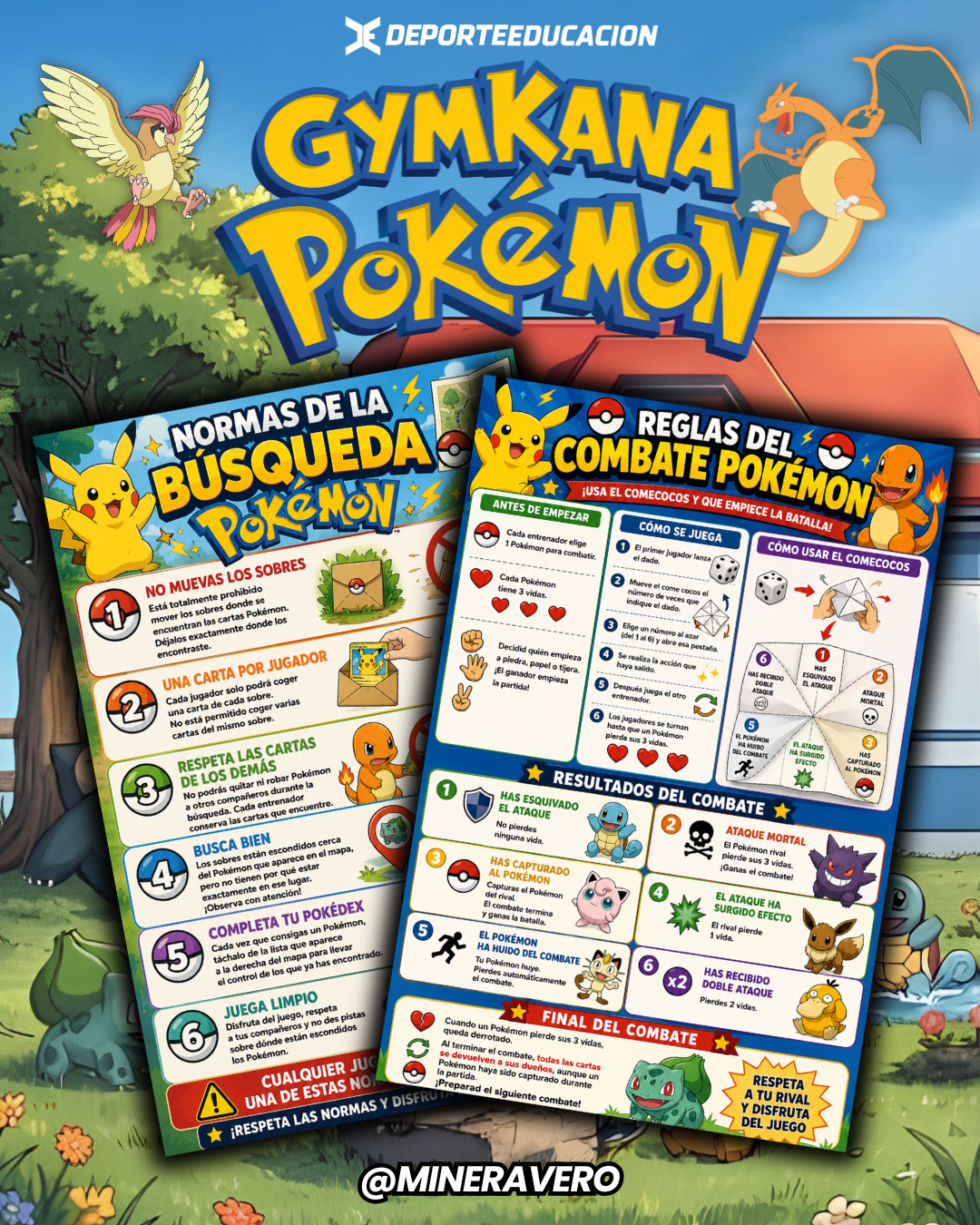 🔴 ¡GYMKANA POKÉMON! 🟡⚡