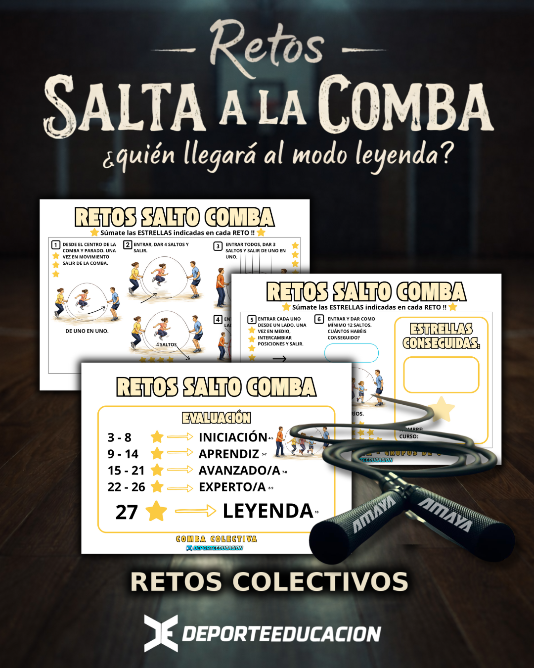 118 RETOS. SALTA A LA COMBA.