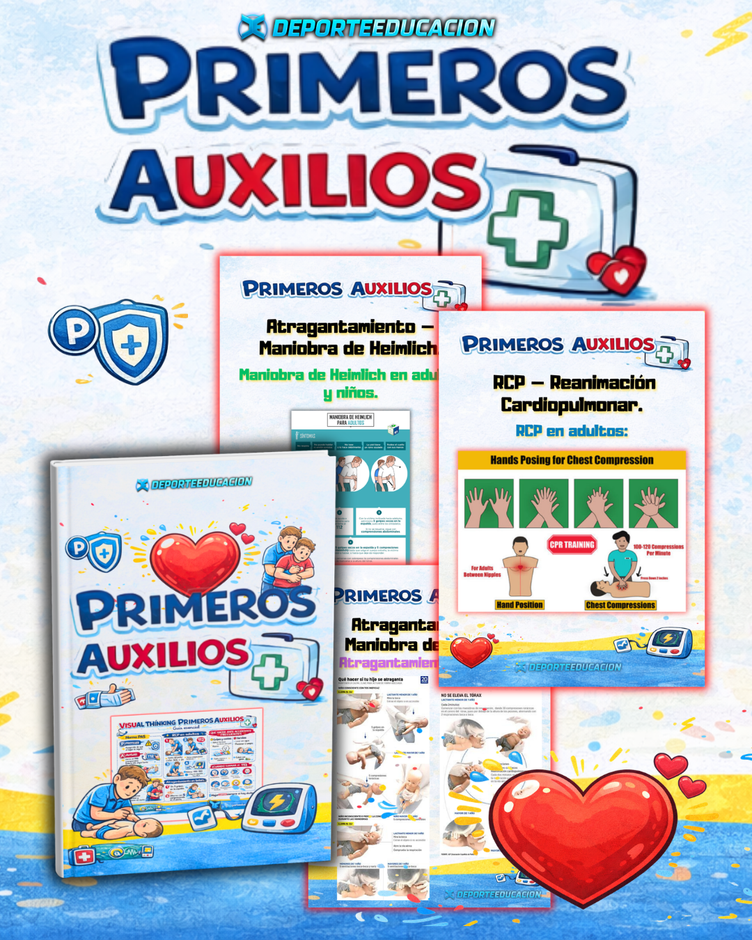PRIMEROS AUXILIOS, INFOGRAFÍA Y CANCIONES