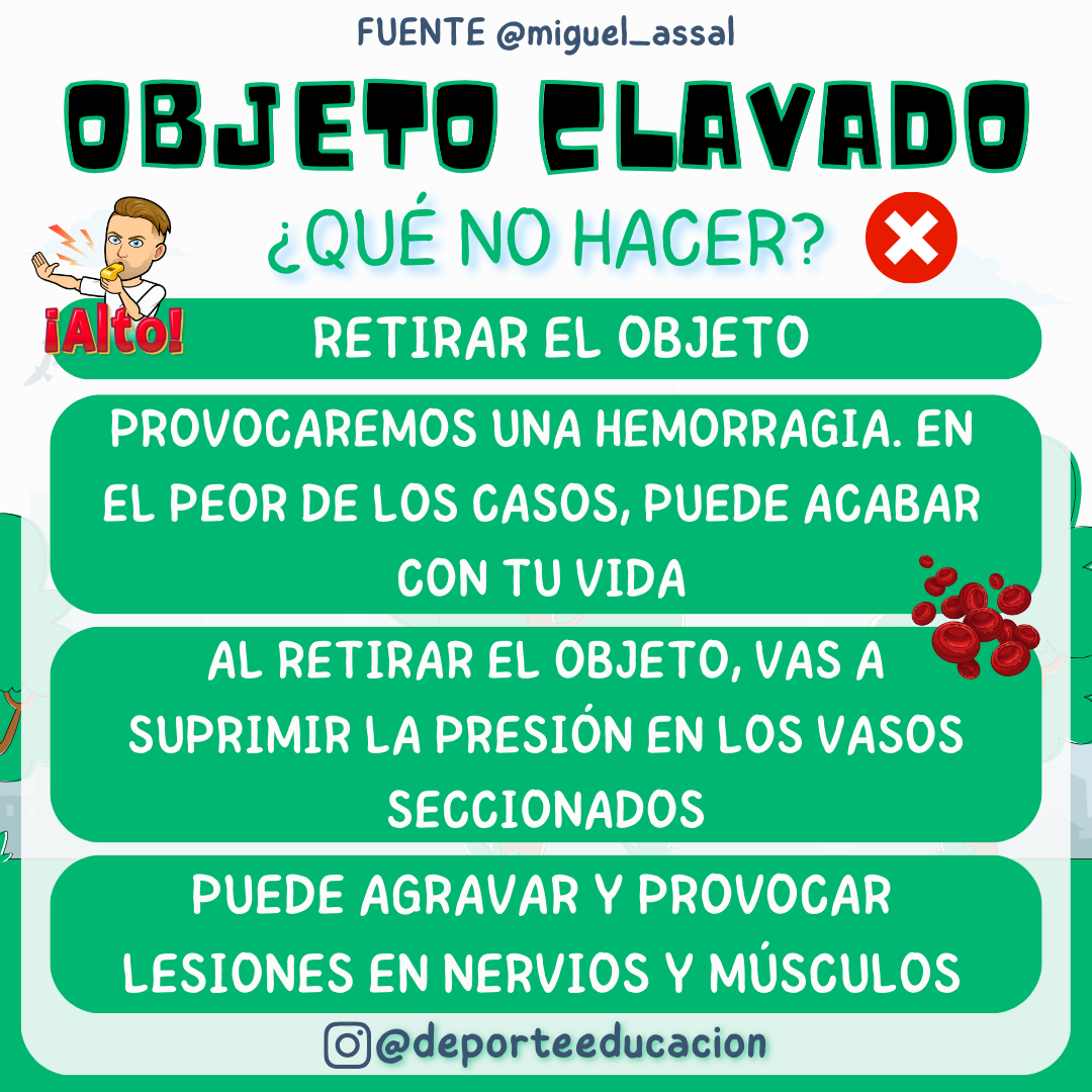 OBJETO CLAVADO.