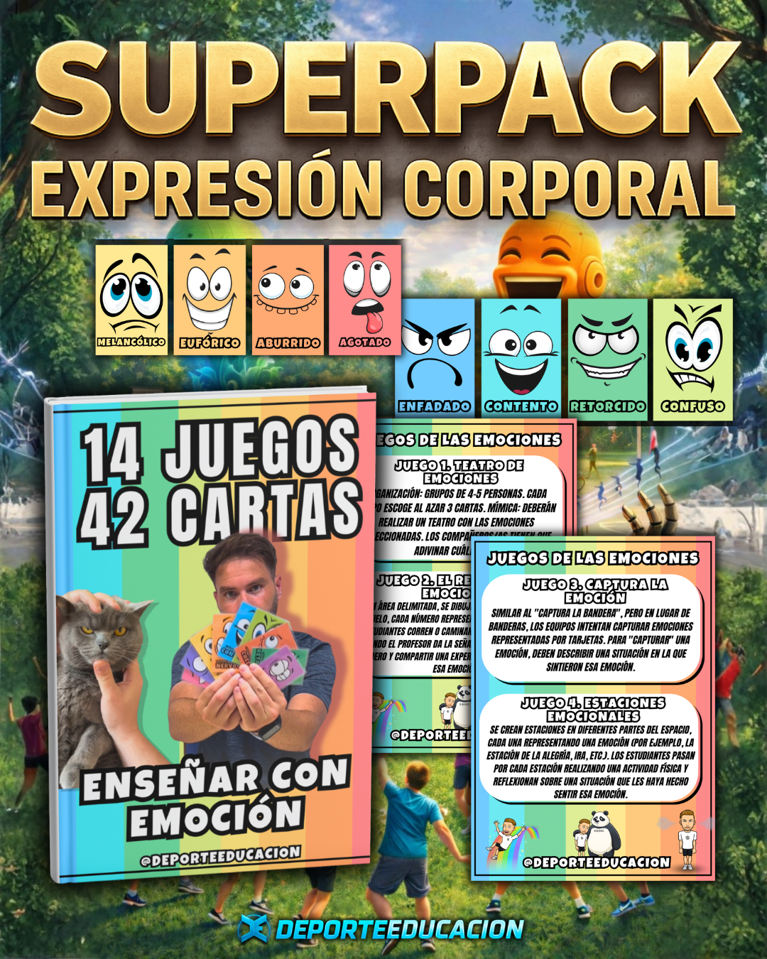 ⭐️SUPERPACK EXPRESIÓN CORPORAL⭐️ Educar a través del movimiento.