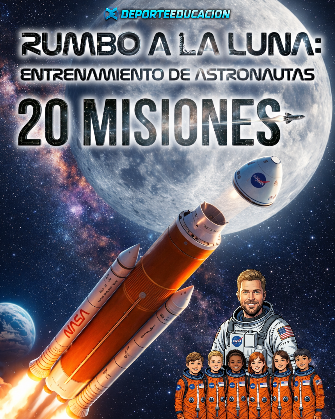 🚀RUMBO A LA LUNA🌙 Entrenamiento de Astronautas 🧑🏼‍🚀