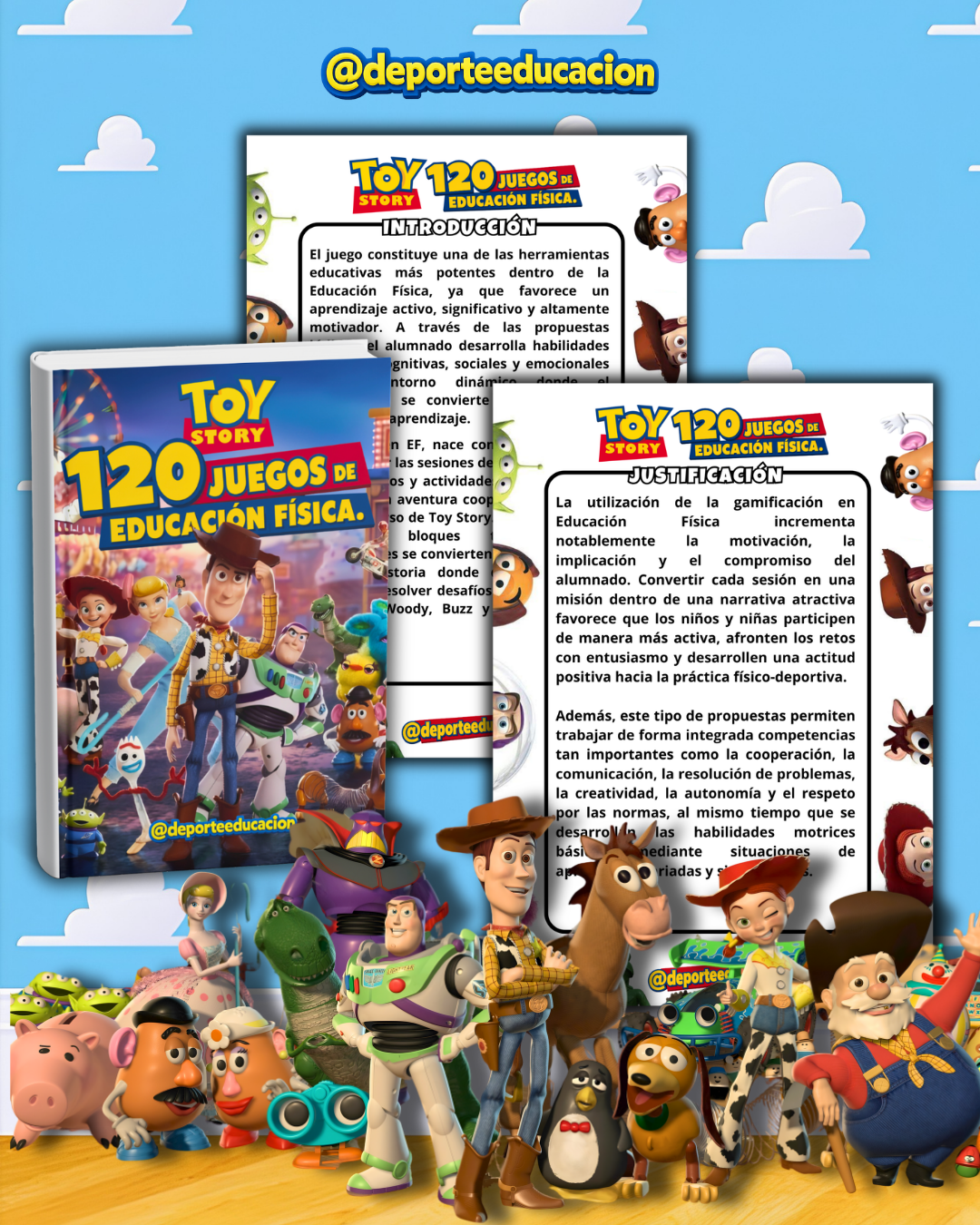TOY STORY: 120 Juegos Educación Física.