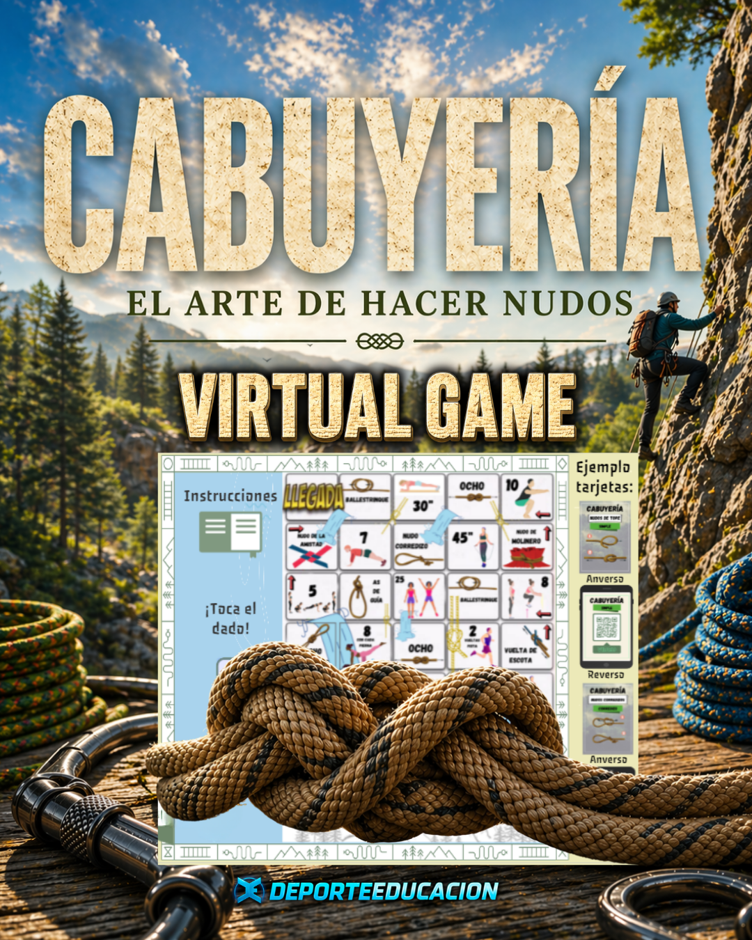 PACK CABUYERÍA - EL ARTE  de hacer NUDOS.
