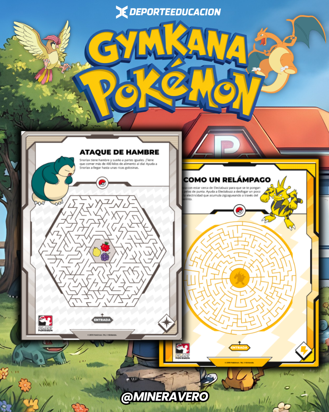 🔴 ¡GYMKANA POKÉMON! 🟡⚡