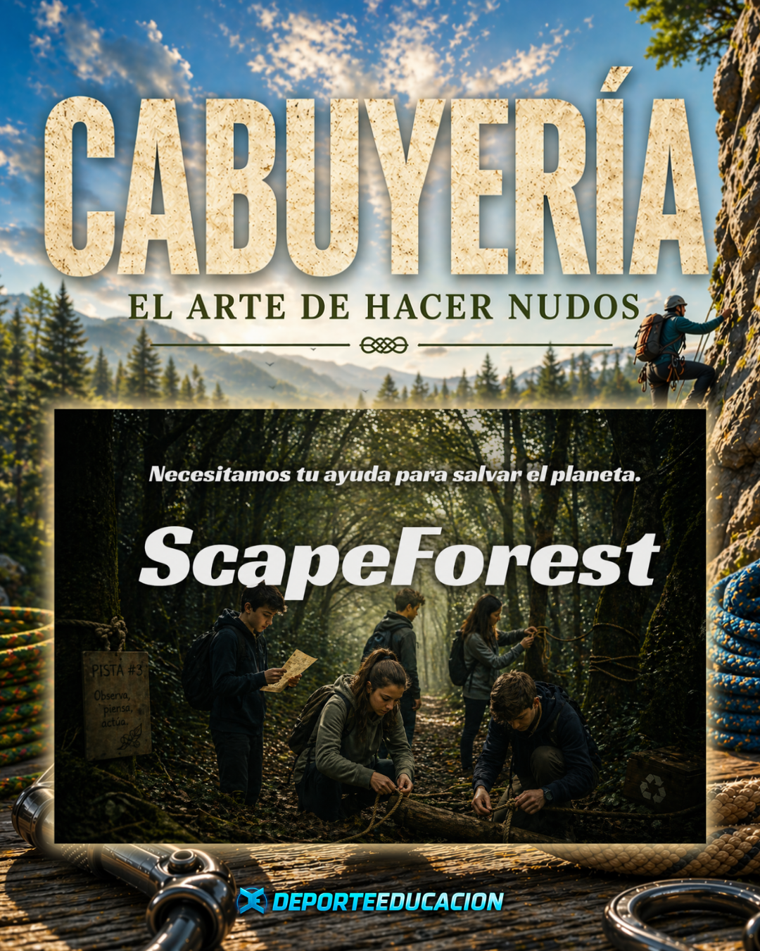 PACK CABUYERÍA - EL ARTE  de hacer NUDOS.