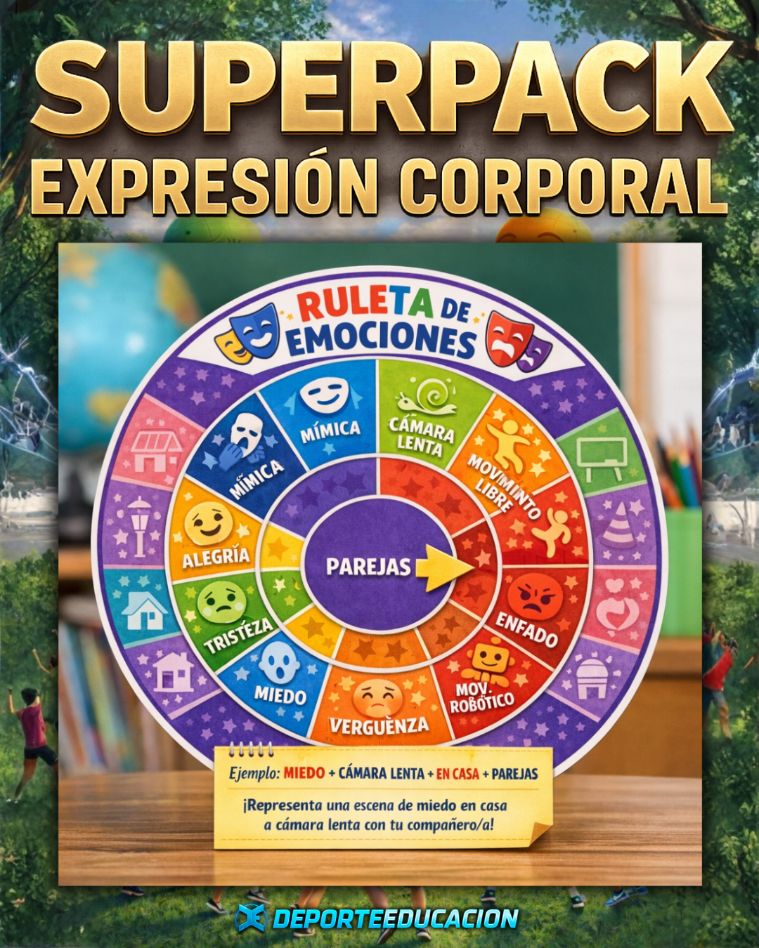 ⭐️SUPERPACK EXPRESIÓN CORPORAL⭐️ Educar a través del movimiento.