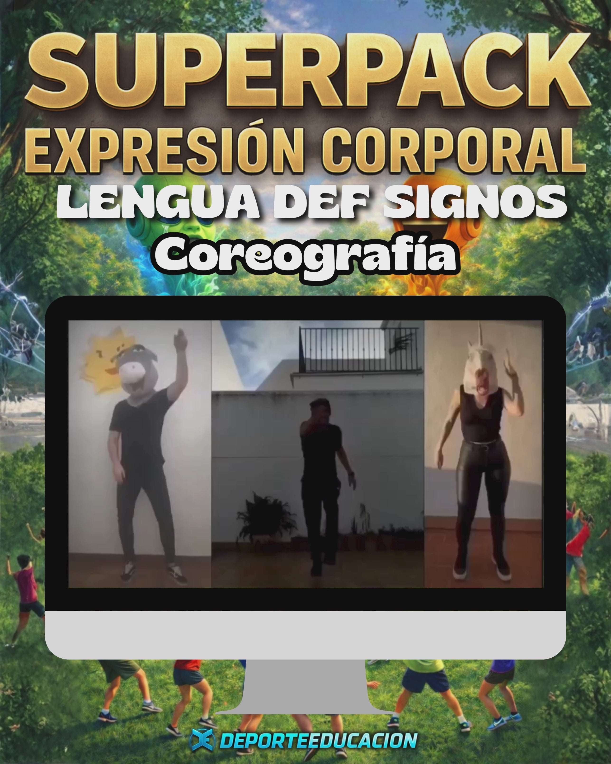 ⭐️SUPERPACK EXPRESIÓN CORPORAL⭐️ Educar a través del movimiento.